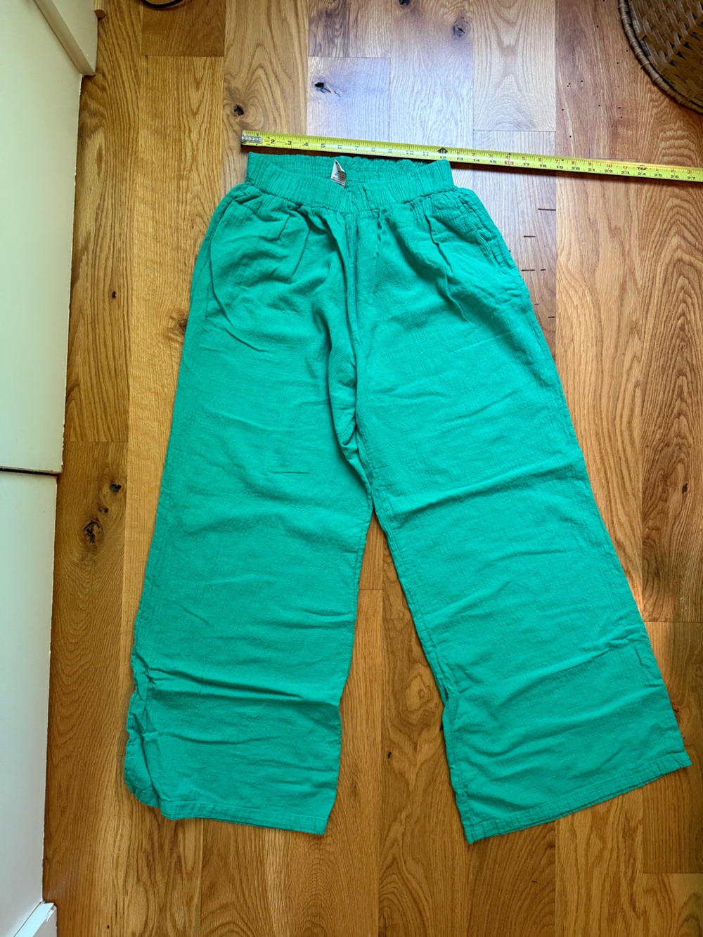 Women’s Cotton Lightweight Green Pants